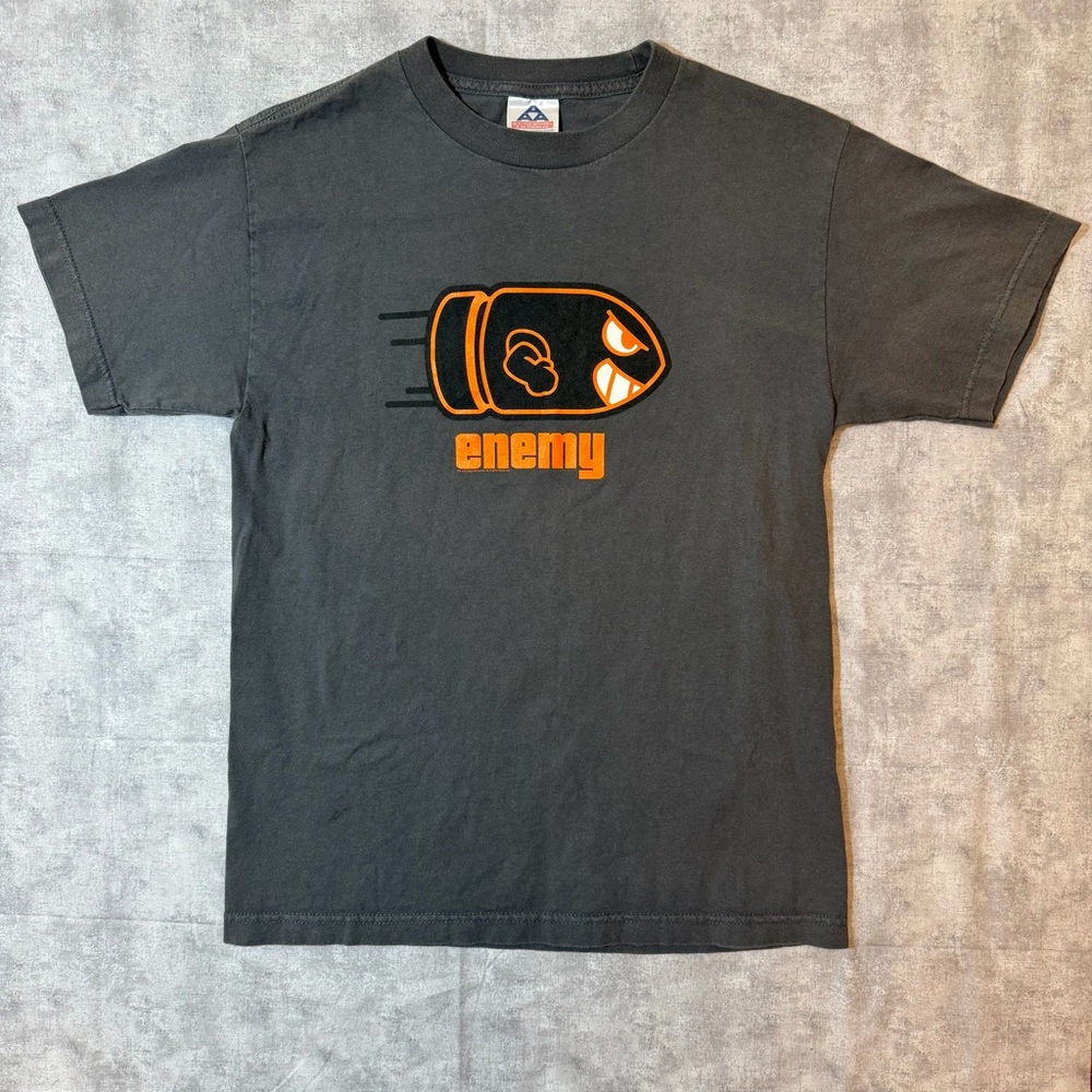 Vintage AAA Nintendo Men's Medium Bullet Bill T-Shirt Super Mario Bros. Y2K 2003